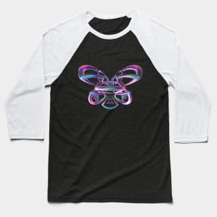 Rainbow Butterfly Baseball T-Shirt